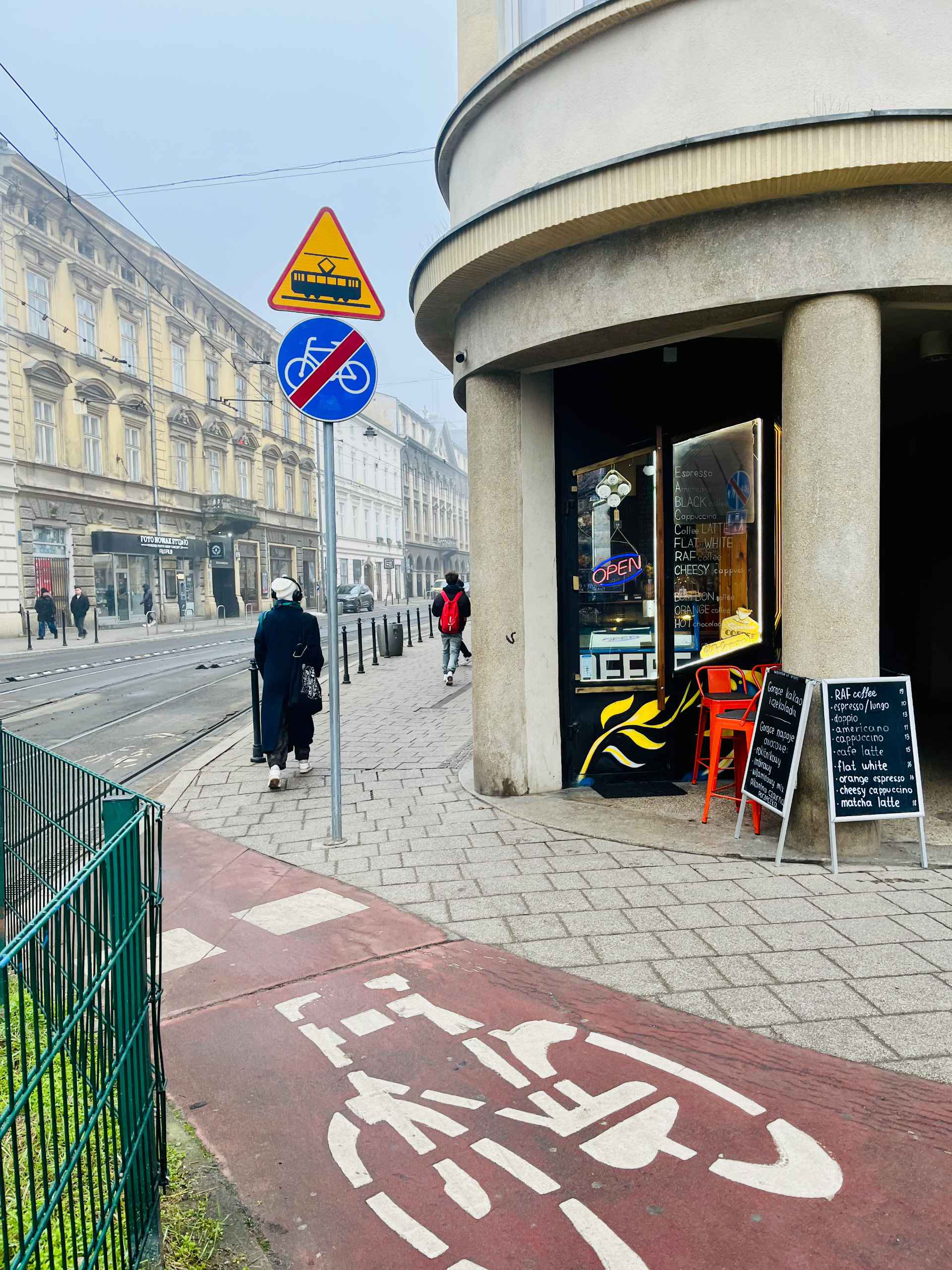 Kawiarnia przy ścieżce rowerowej